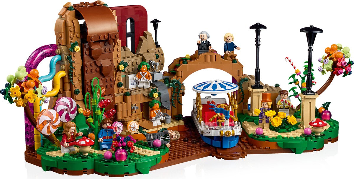Вилли Вонка и шоколадная фабрика Конструктор совместим с LEGO 21360