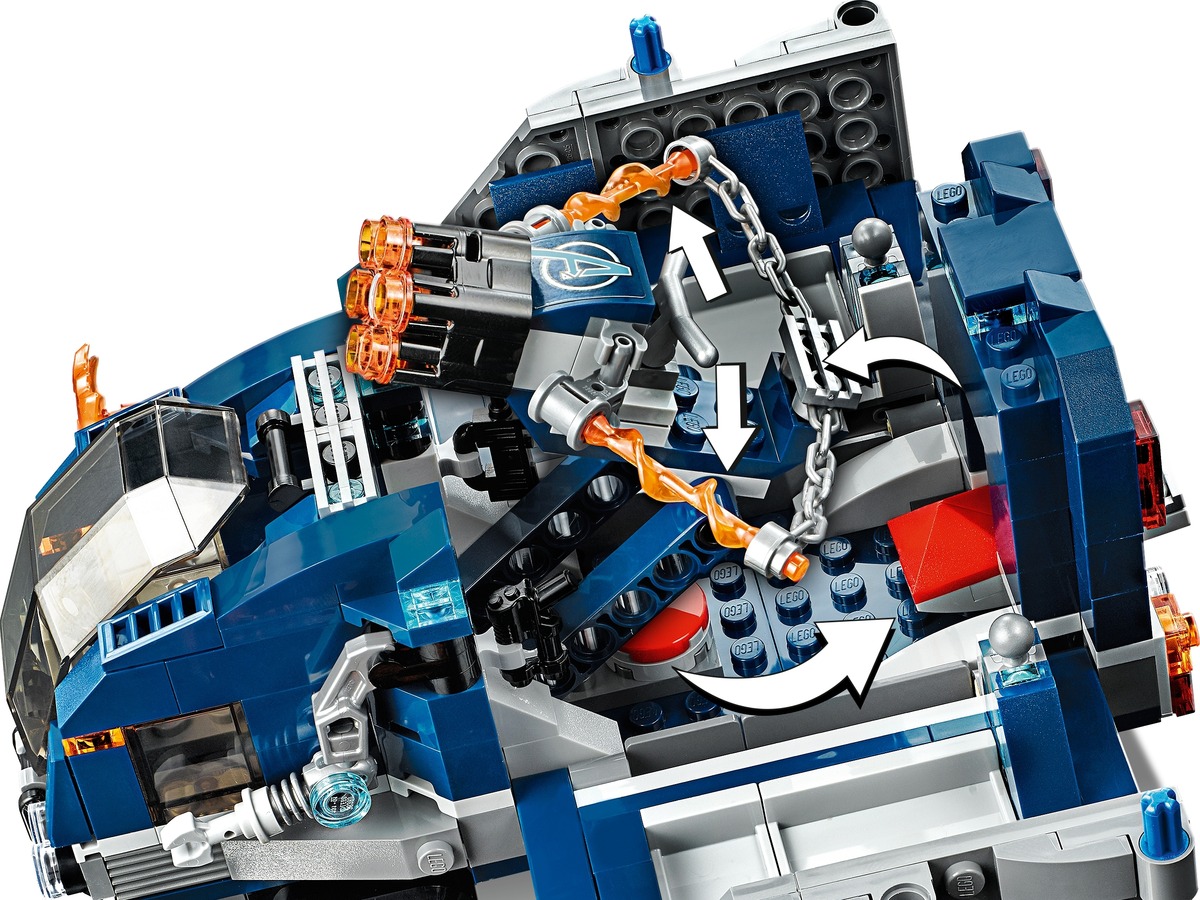 Мстители Нападение на грузовик Marvel Конструктор совместим с LEGO 76143