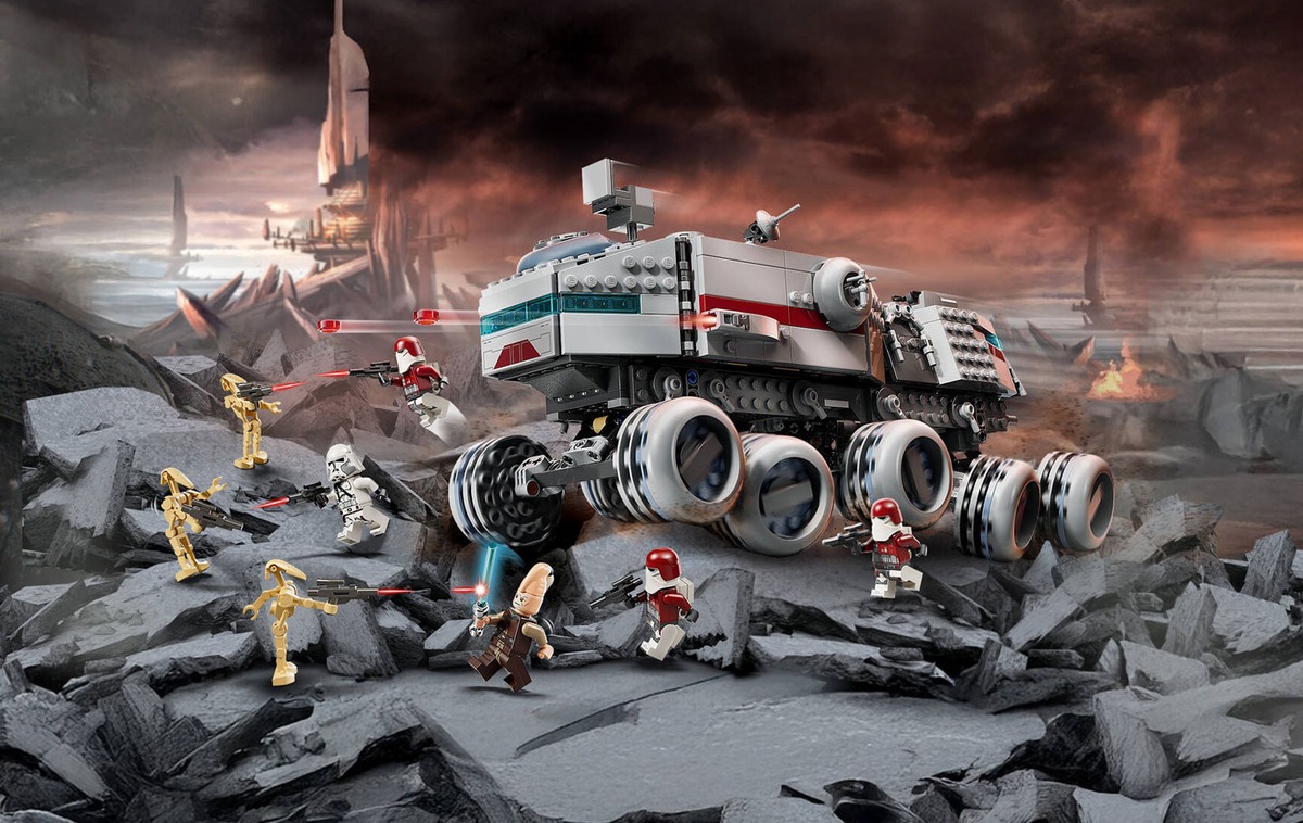 Республиканский Джаггернаут Star Wars Конструктор совместим с LEGO 75413