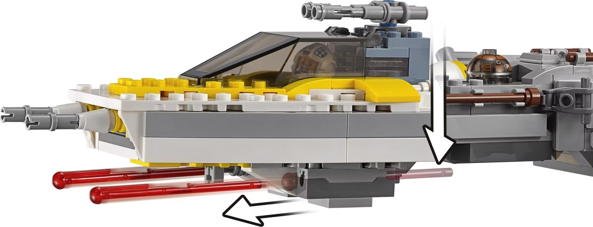 Звездный истребитель Y-Wing Star Wars Конструктор совместим с LEGO 75172