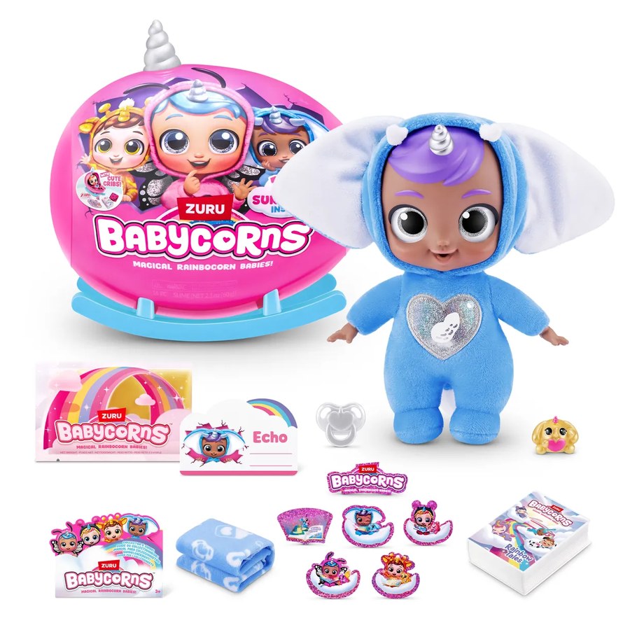 Кукла пупс 15 сюрпризов Babycorns маленький 92107