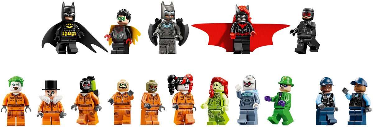 Конструктор DC Лечебница Аркхэм совместим с LEGO 76300