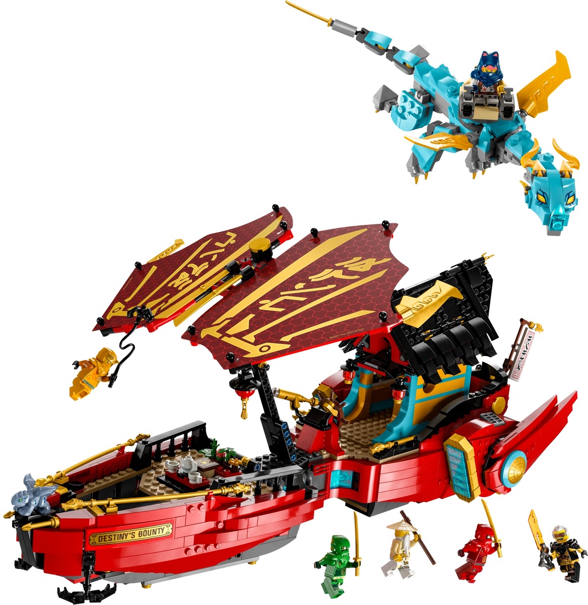 Награда судьбы — гонка со временем Ninjago Конструктор совместим с LEGO 71797