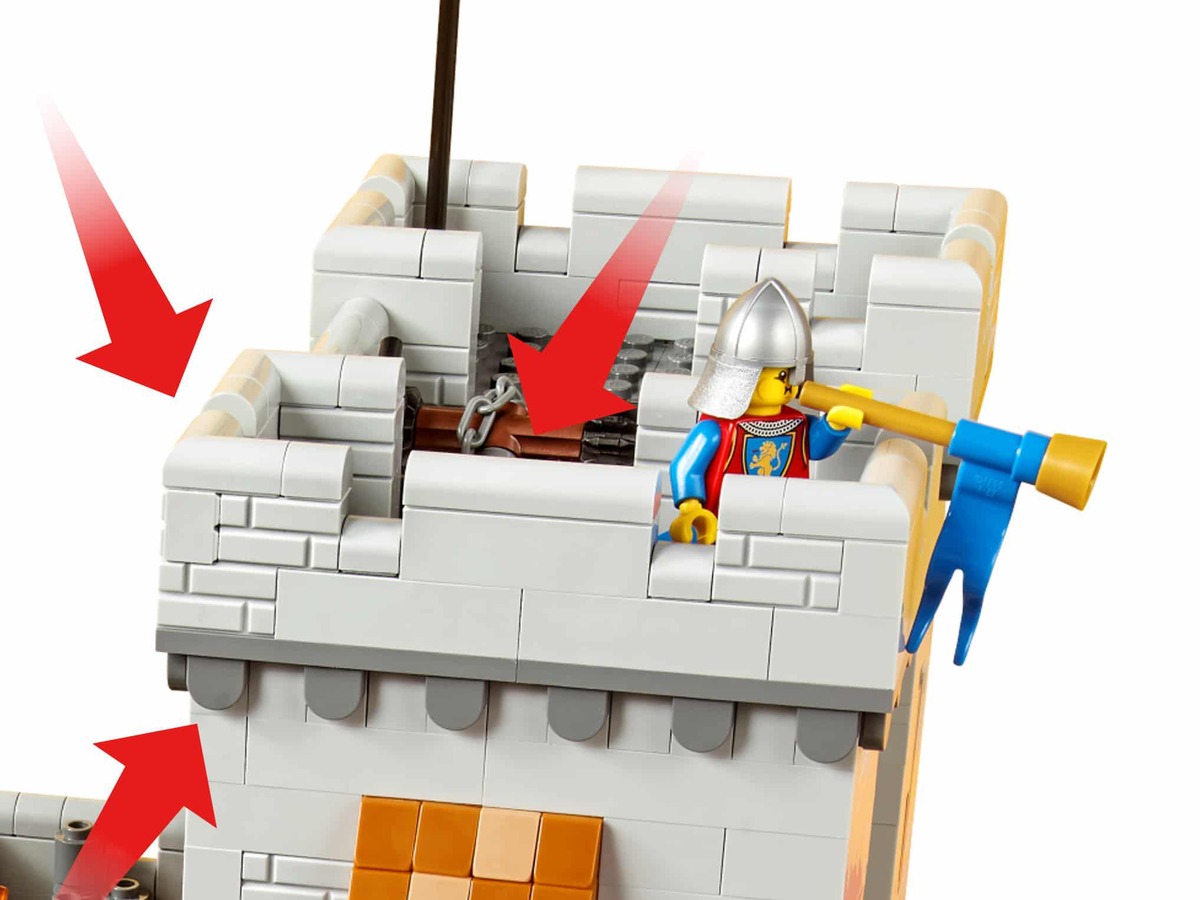 Замок Рыцарей Льва Конструктор совместим с LEGO 10305