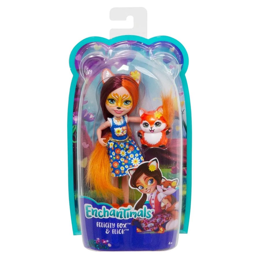 Enchantimals Кукла Фелисити Лис и Флик FXM71