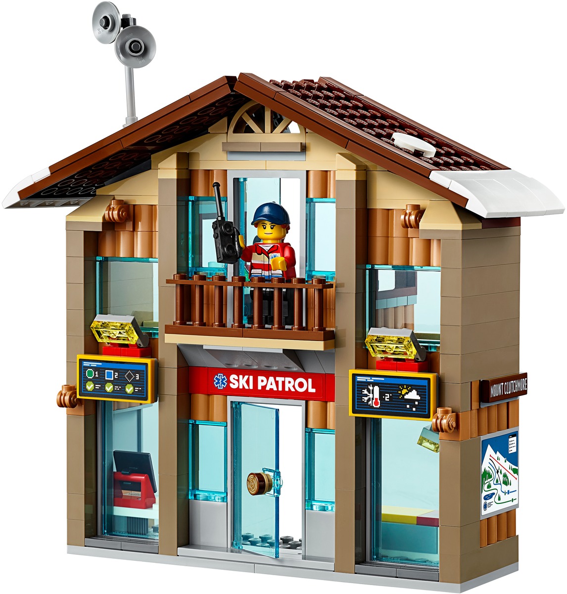 Горнолыжный курорт Конструктор City совместим с LEGO 60203