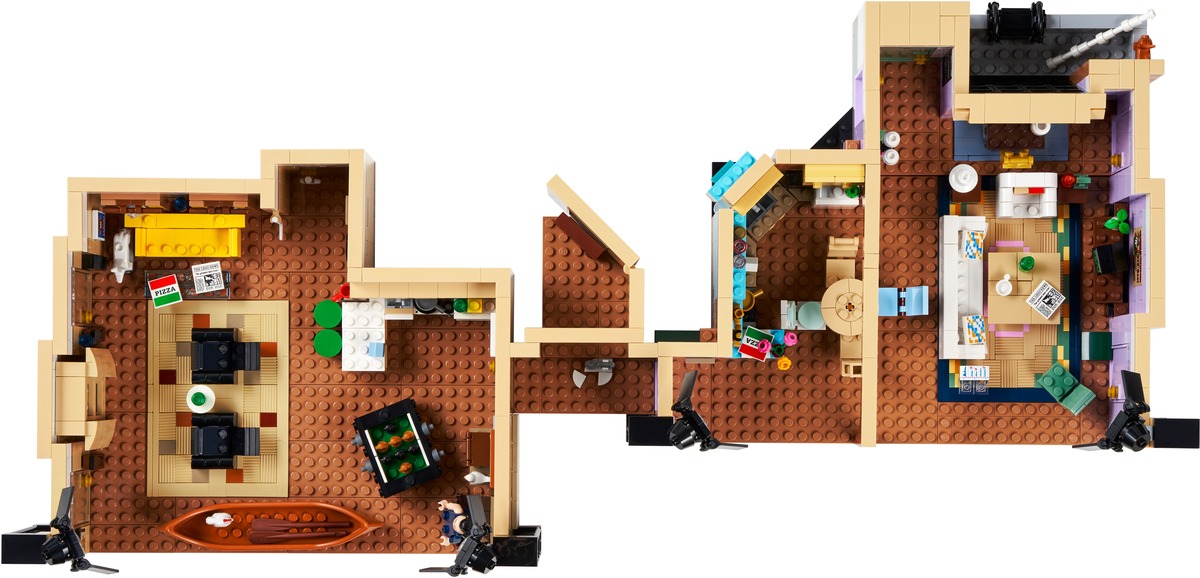 Конструктор Квартиры героев сериала Друзья совместим с LEGO 10292