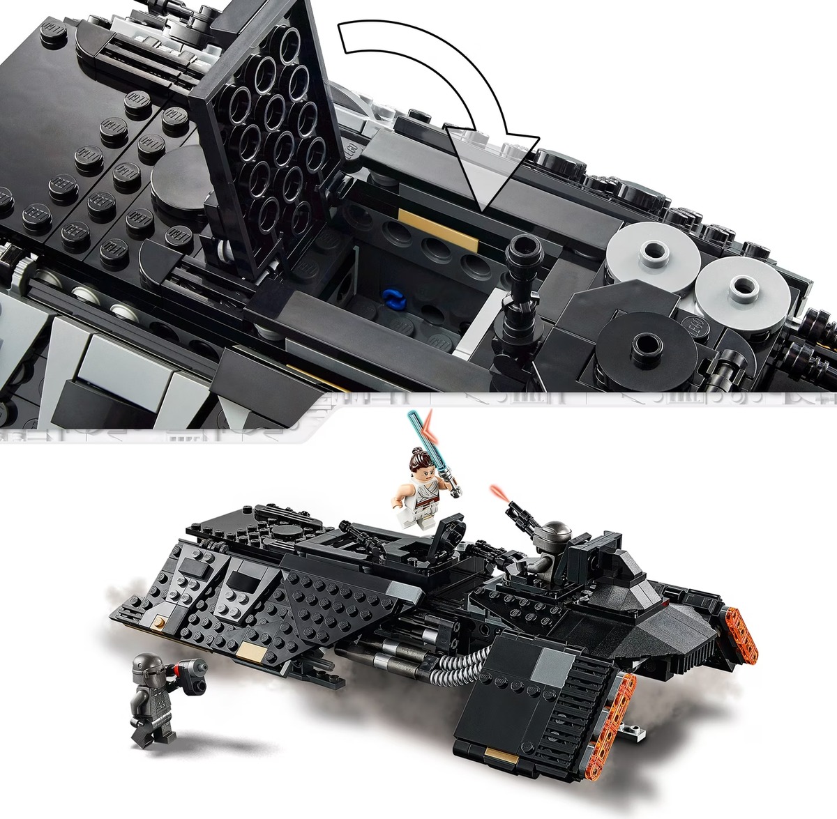 Транспортный корабль рыцарей Рена Star Wars Конструктор совместим с LEGO 75284
