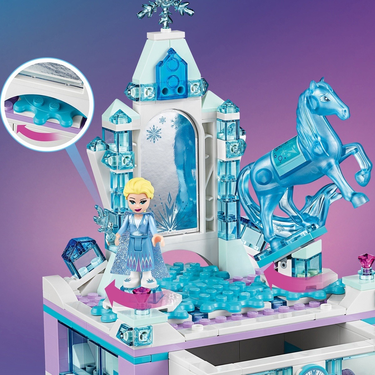 Конструктор Disney Frozen Шкатулка Эльзы совместим с LEGO 41168