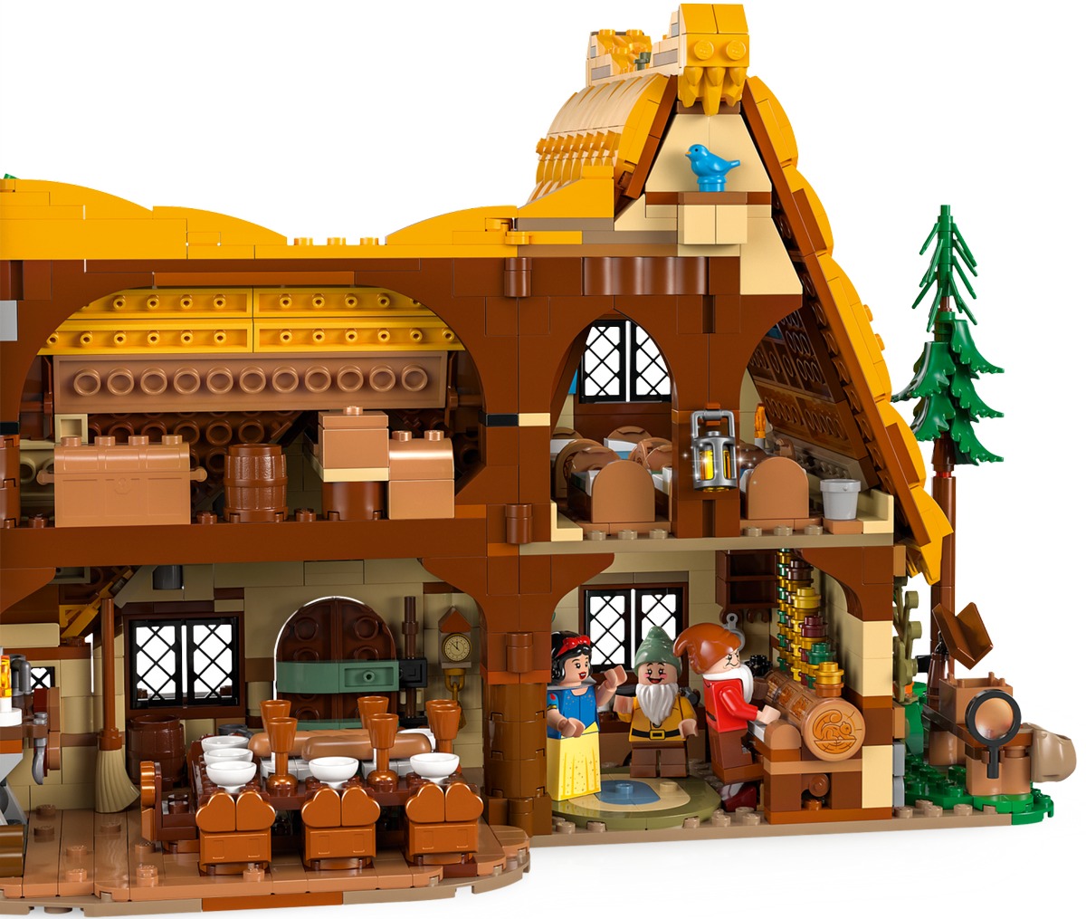 Домик Белоснежки и семи гномов Disney Конструктор совместим с LEGO 43242