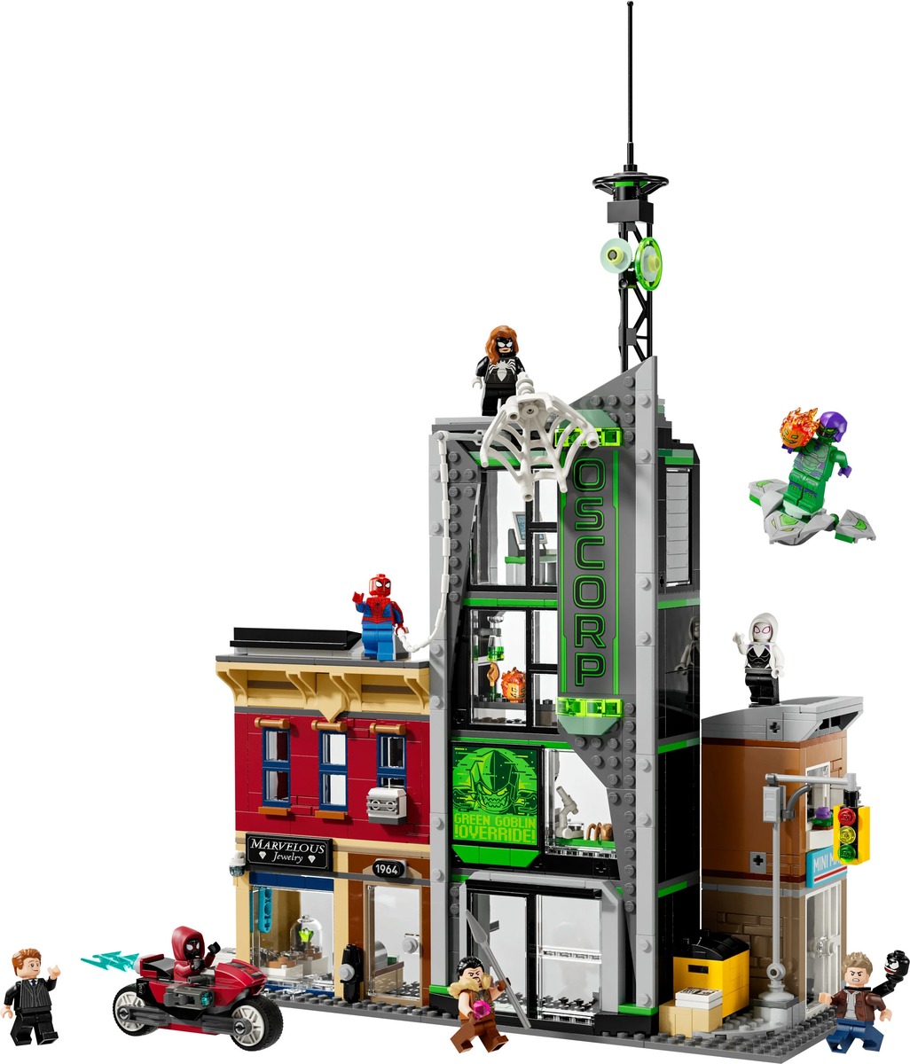 Человек-паук против Oscorp Marvel Конструктор совместим с LEGO 76324