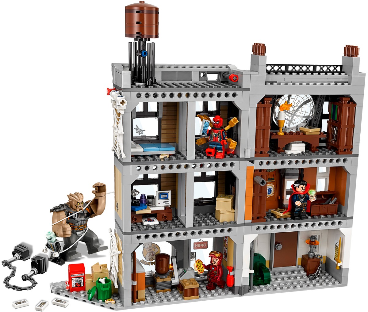 Решающий бой в Санктум Санкторум Marvel Конструктор совместим с LEGO 76108