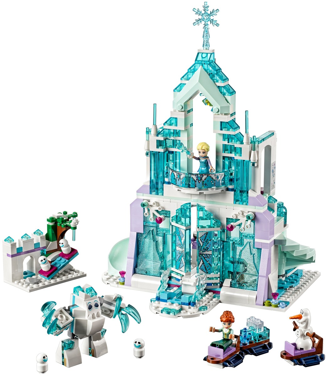 Волшебный ледяной замок Эльзы Disney Frozen Конструктор совместим с LEGO 43172