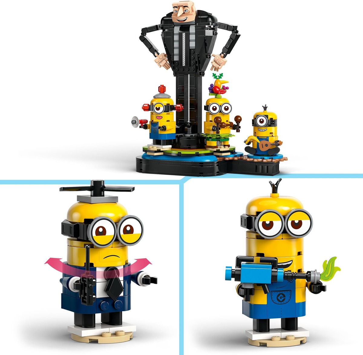 Грю и миньоны Конструктор Minions совместим с LEGO 75582