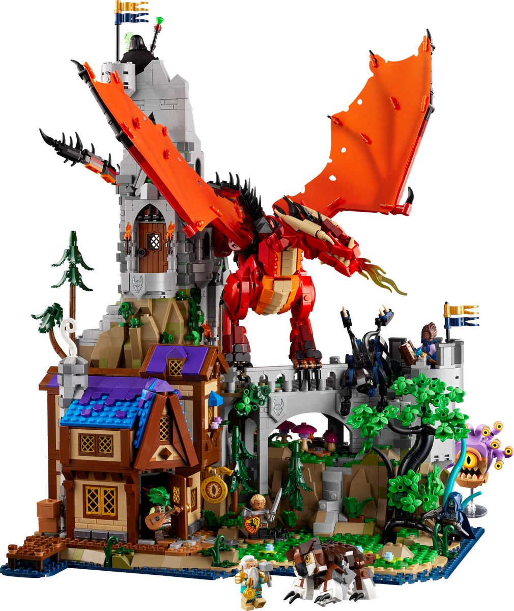Подземелья и драконы: История Красного Дракона Конструктор совместим с LEGO 21348