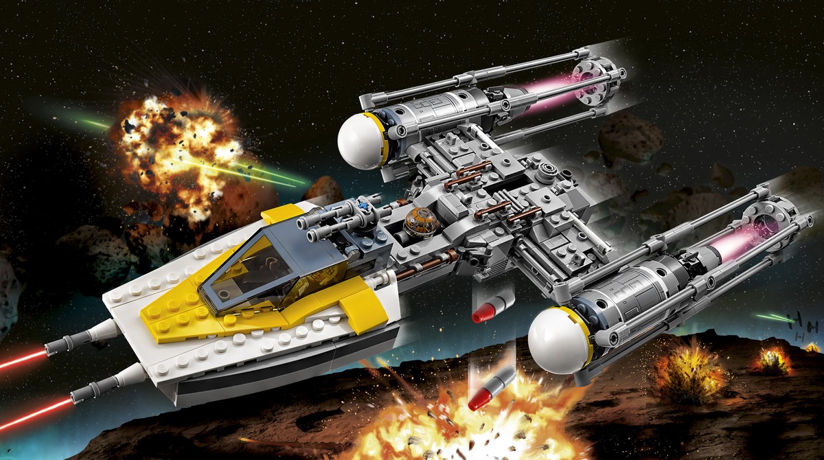 Звездный истребитель Y-Wing Star Wars Конструктор совместим с LEGO 75172