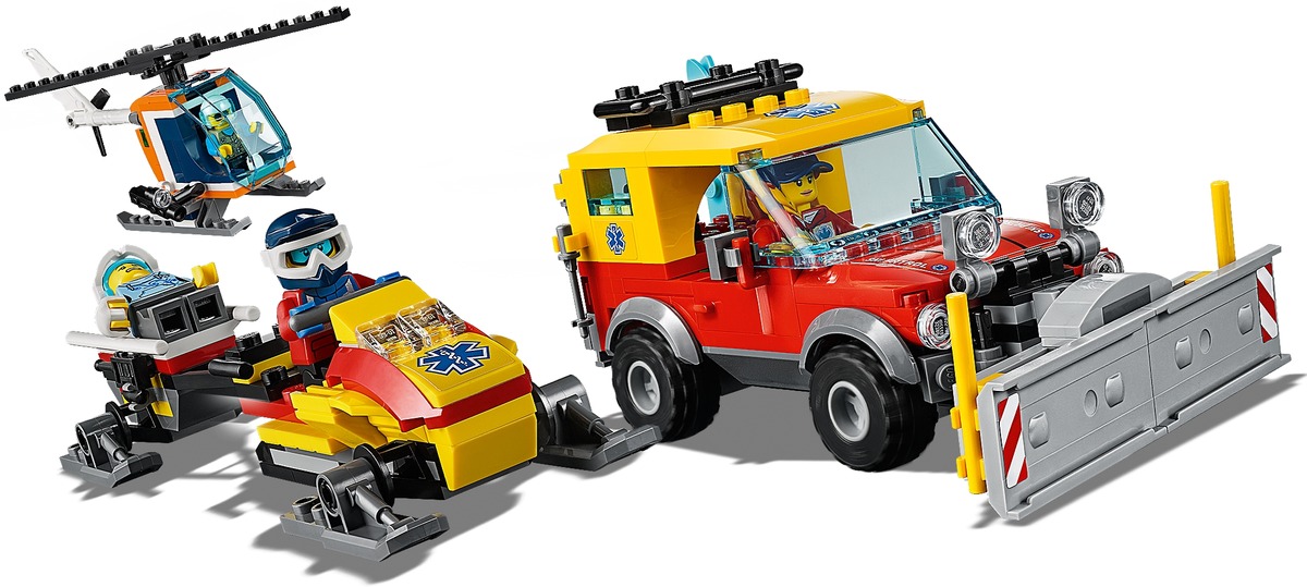 Горнолыжный курорт Конструктор City совместим с LEGO 60203