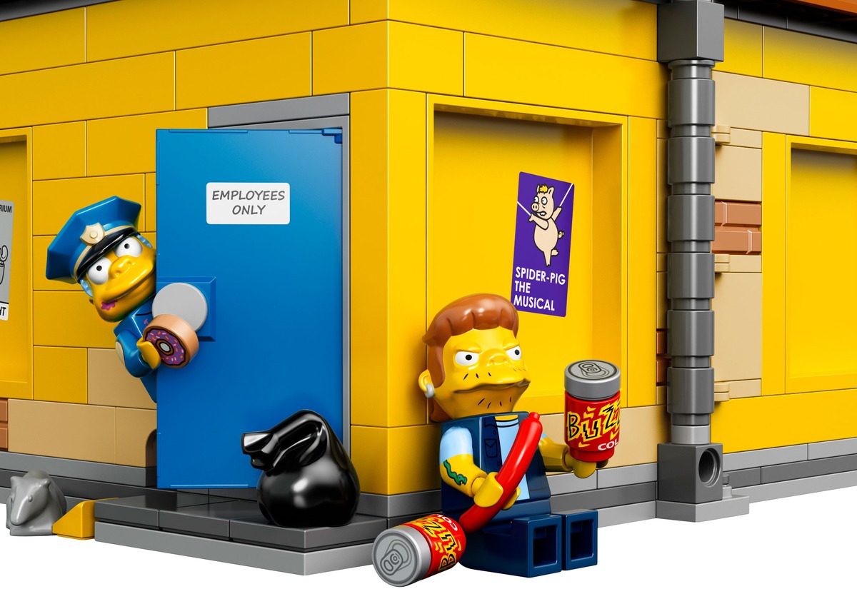 Конструктор Магазин На скорую руку Симпсоны совместим с LEGO 71016
