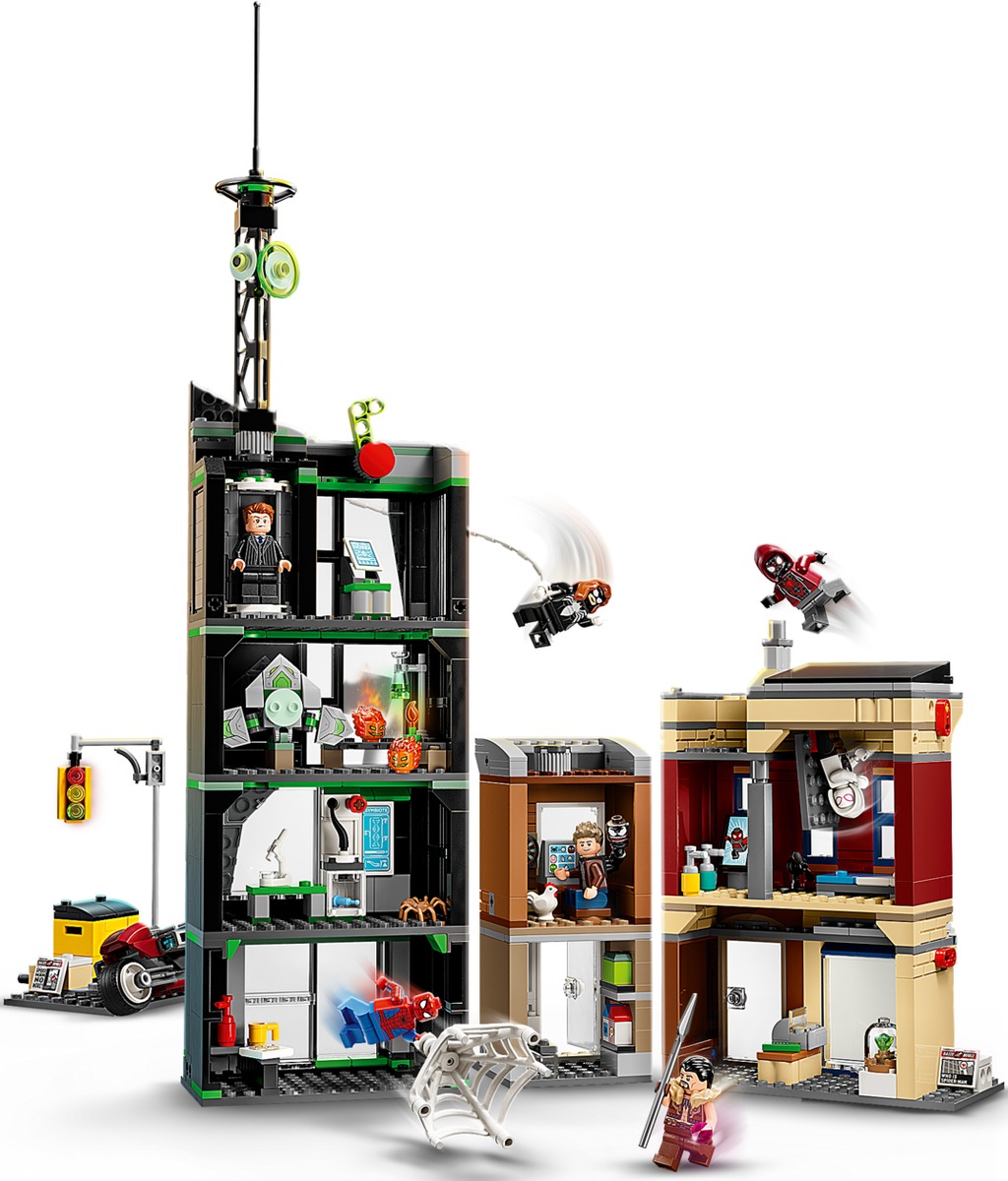 Человек-паук против Oscorp Marvel Конструктор совместим с LEGO 76324