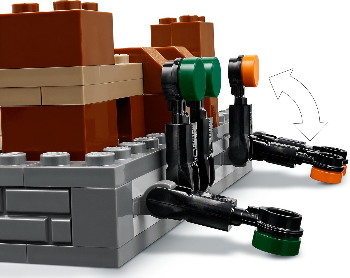 Боевой ринг в лесном особняке Minecraft Конструктор совместим с LEGO 21272