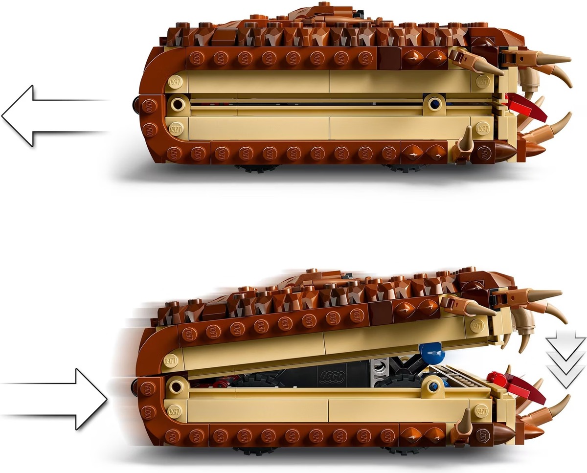 Чудовищная книга о монстрах Harry Potter Конструктор совместим с LEGO 76449