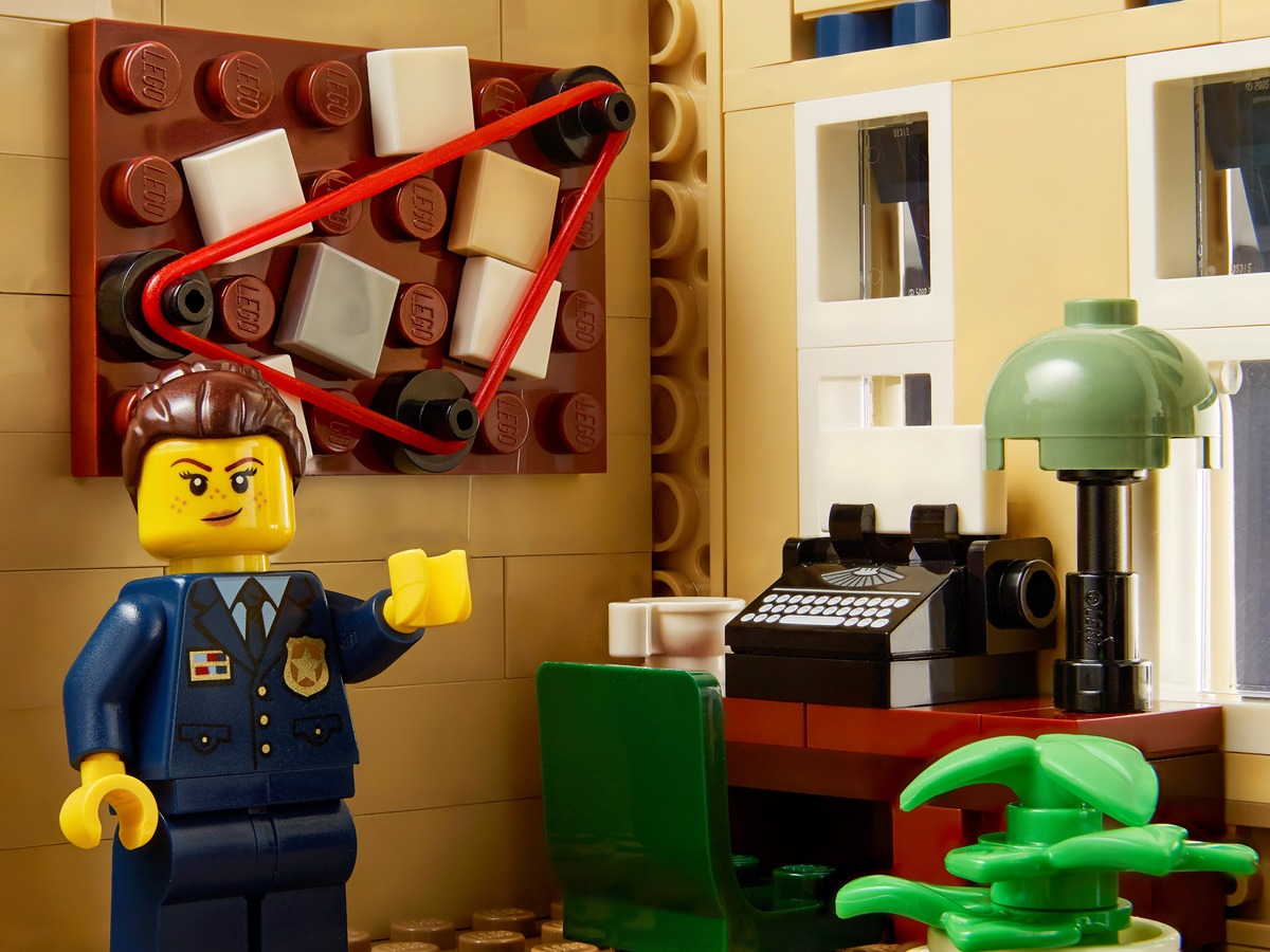 Полицейский участок Конструктор совместим с LEGO 10278