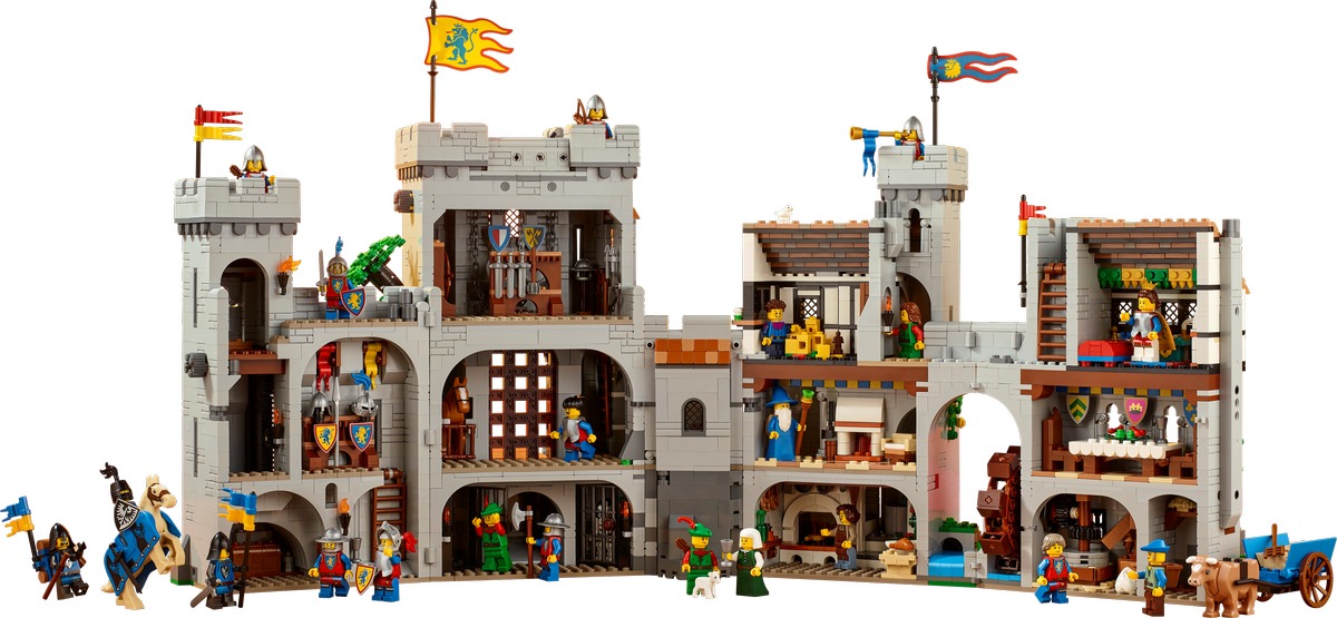 Замок Рыцарей Льва Конструктор совместим с LEGO 10305