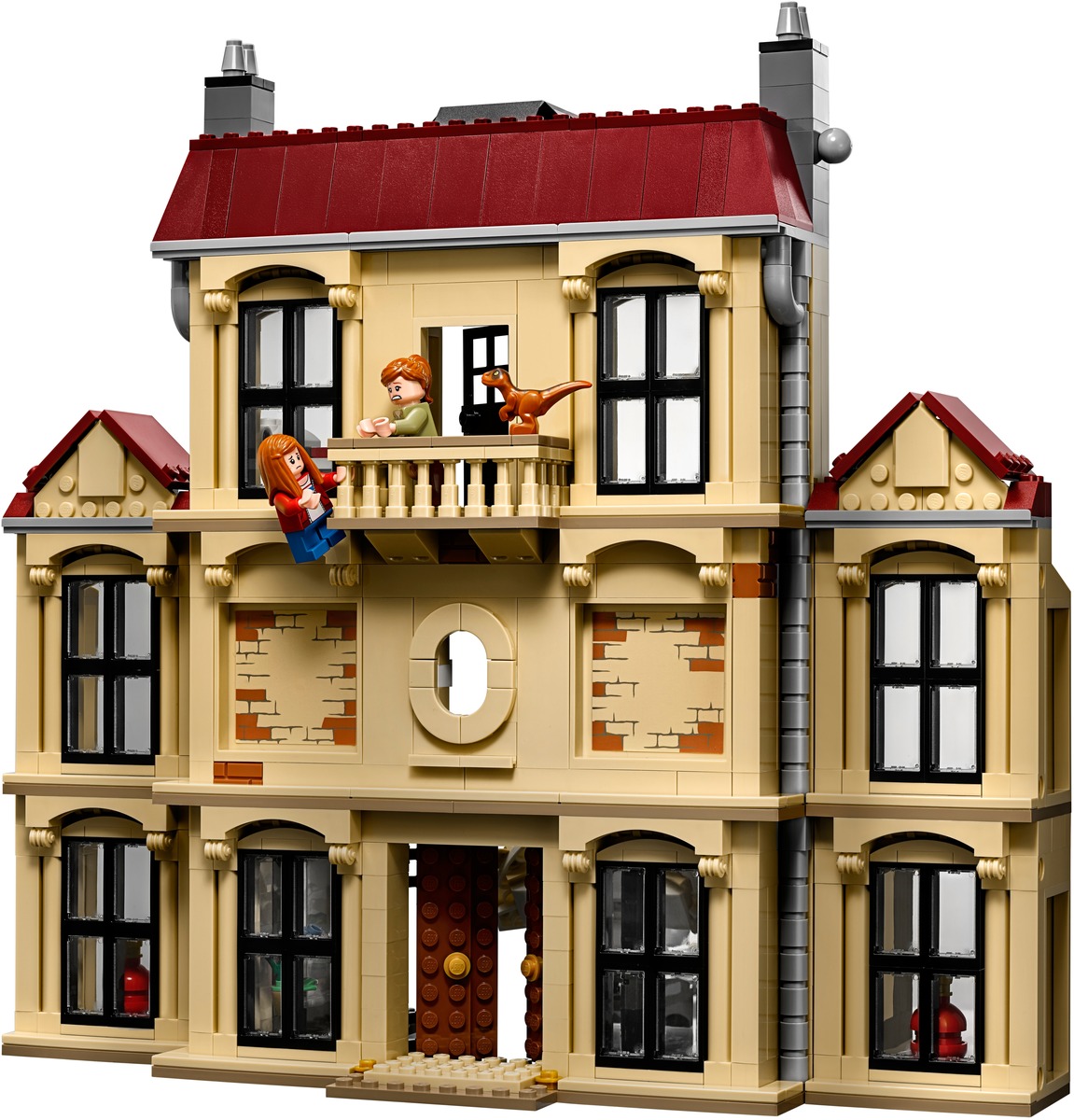Нападение Индораптора в поместье Локвуд Jurassic World Конструктор совместим с LEGO 75930