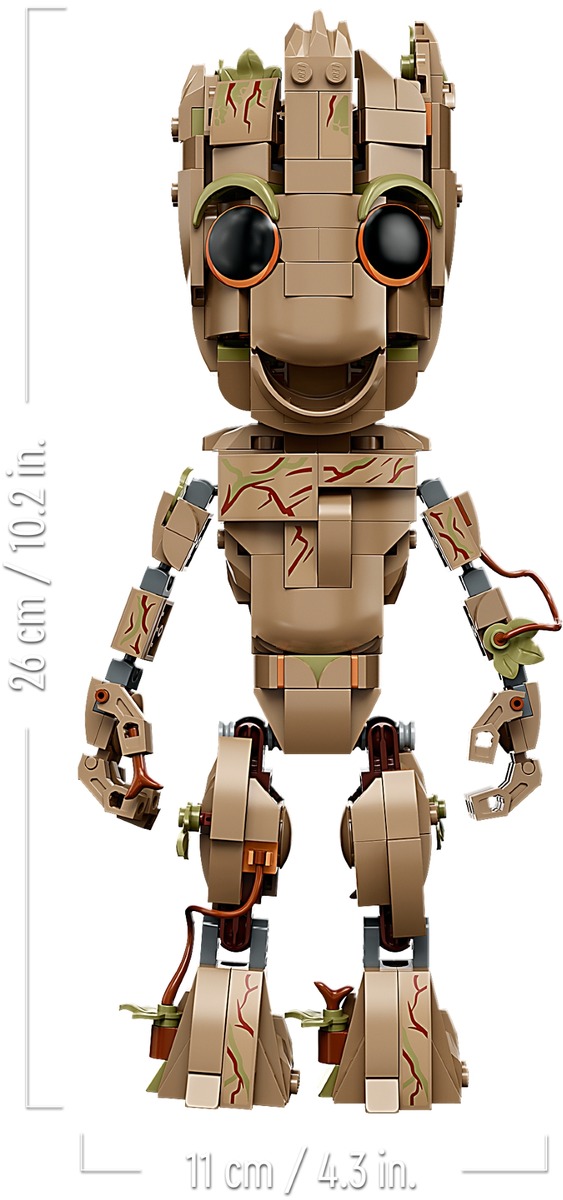 Конструктор Marvel Я есть Грут совместим с LEGO 76217