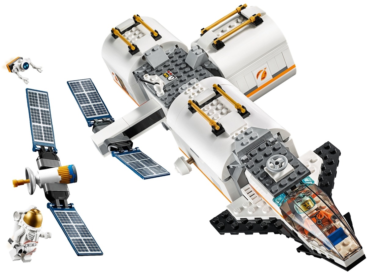 City Конструктор Лунная космическая станция совместим с LEGO 60227
