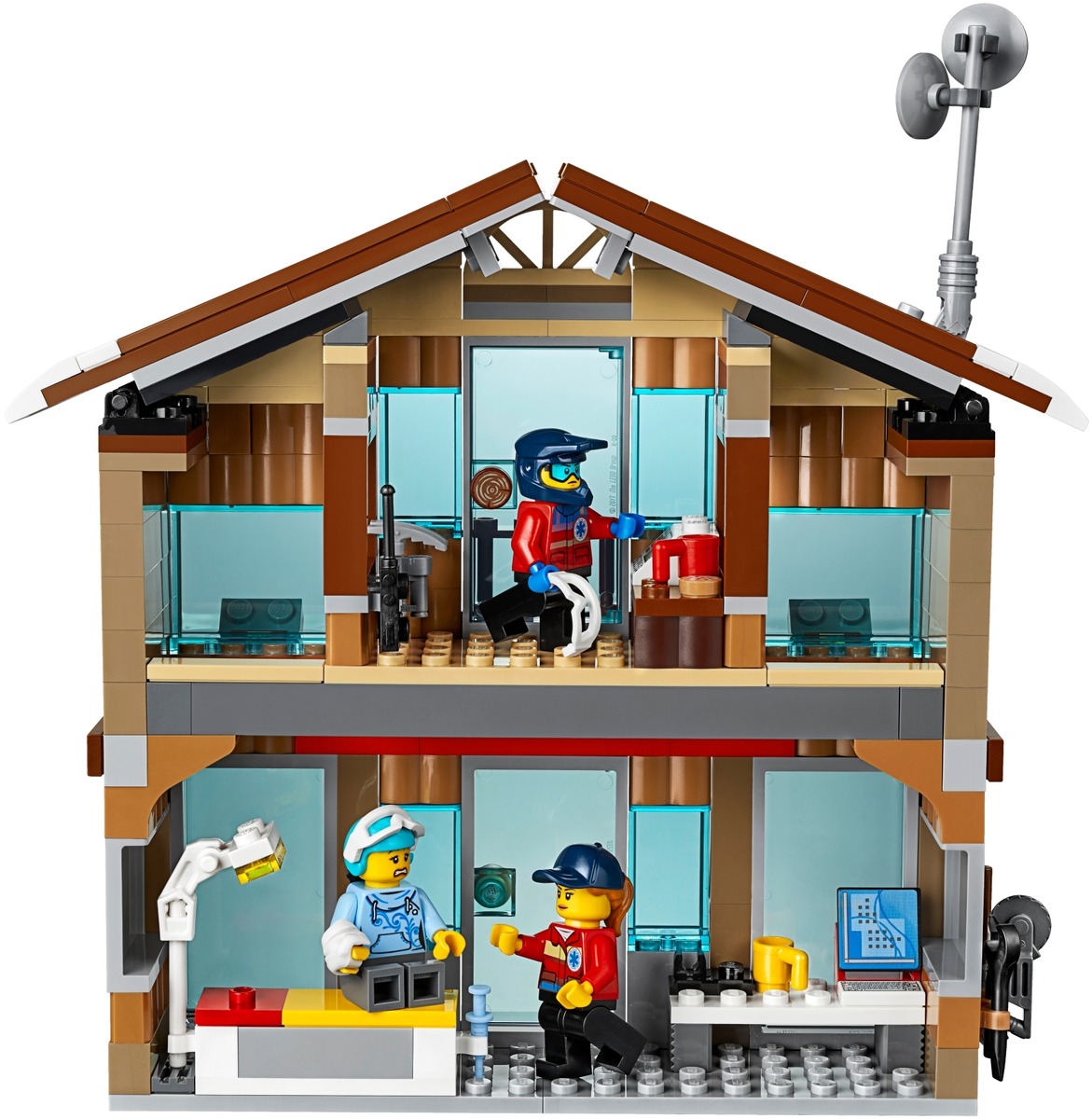 Горнолыжный курорт Конструктор City совместим с LEGO 60203