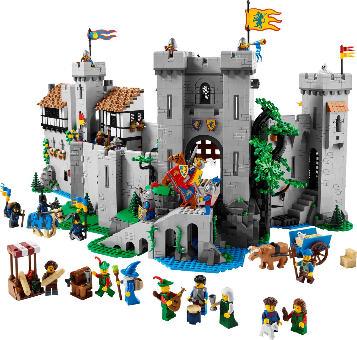 Замок Рыцарей Льва Конструктор совместим с LEGO 10305