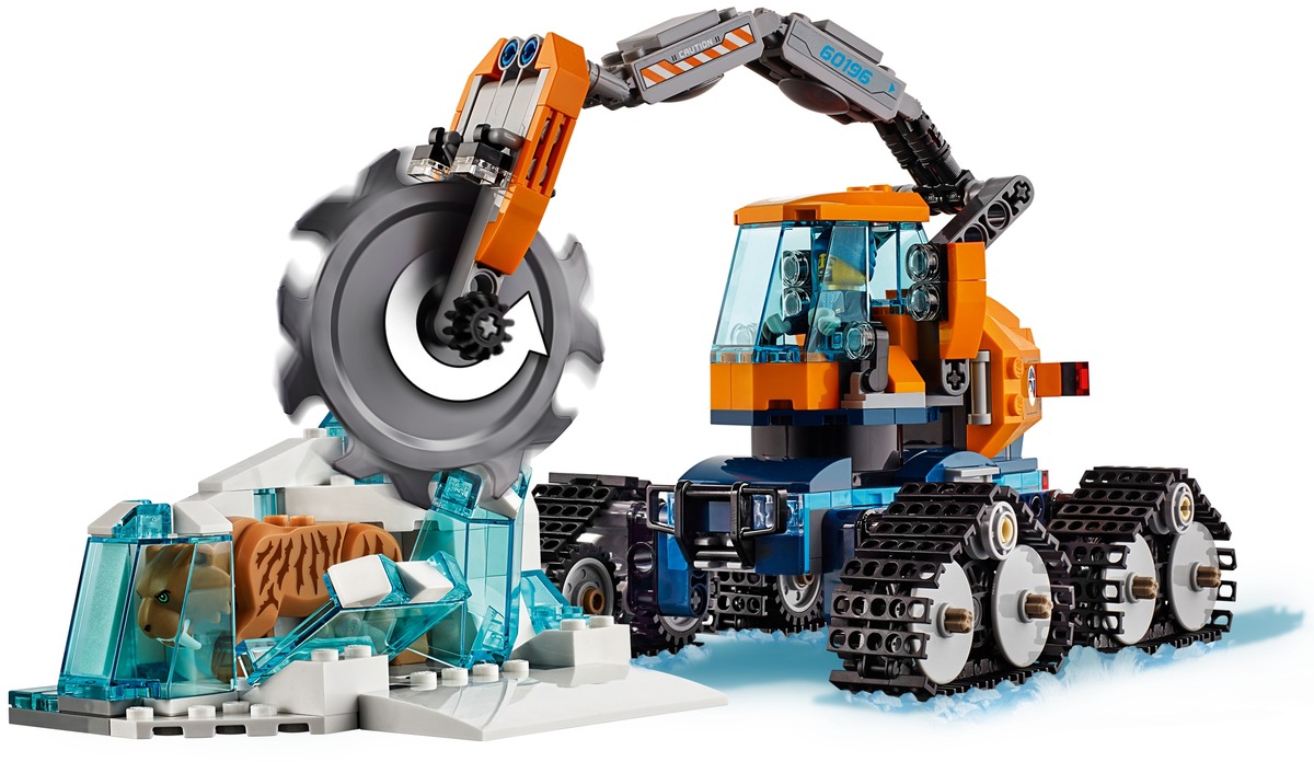 Арктический грузовой самолёт Конструктор City совместим с LEGO 60196