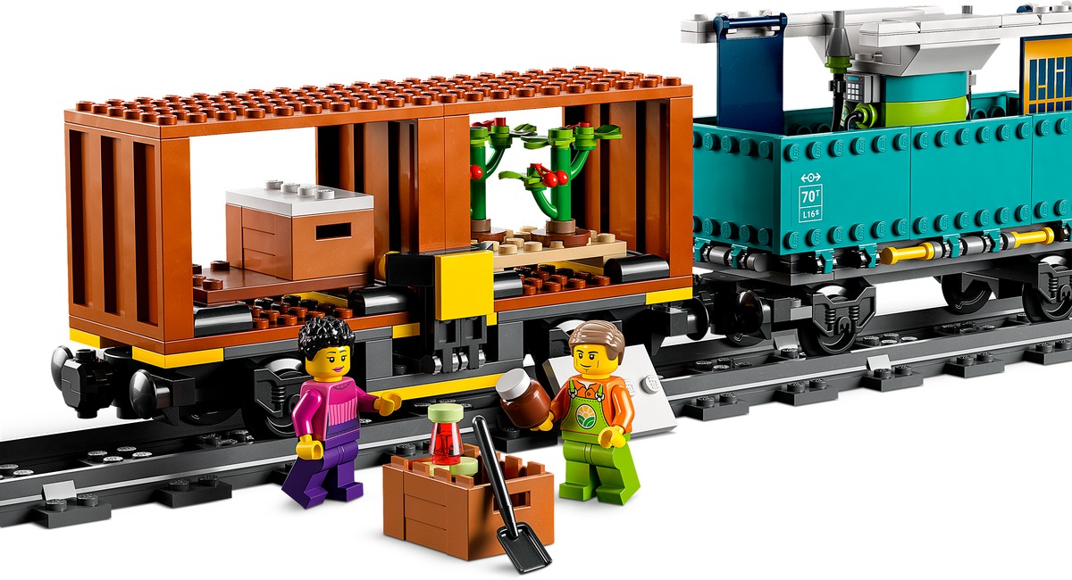 Конструктор City Грузовой поезд совместим с LEGO 60336
