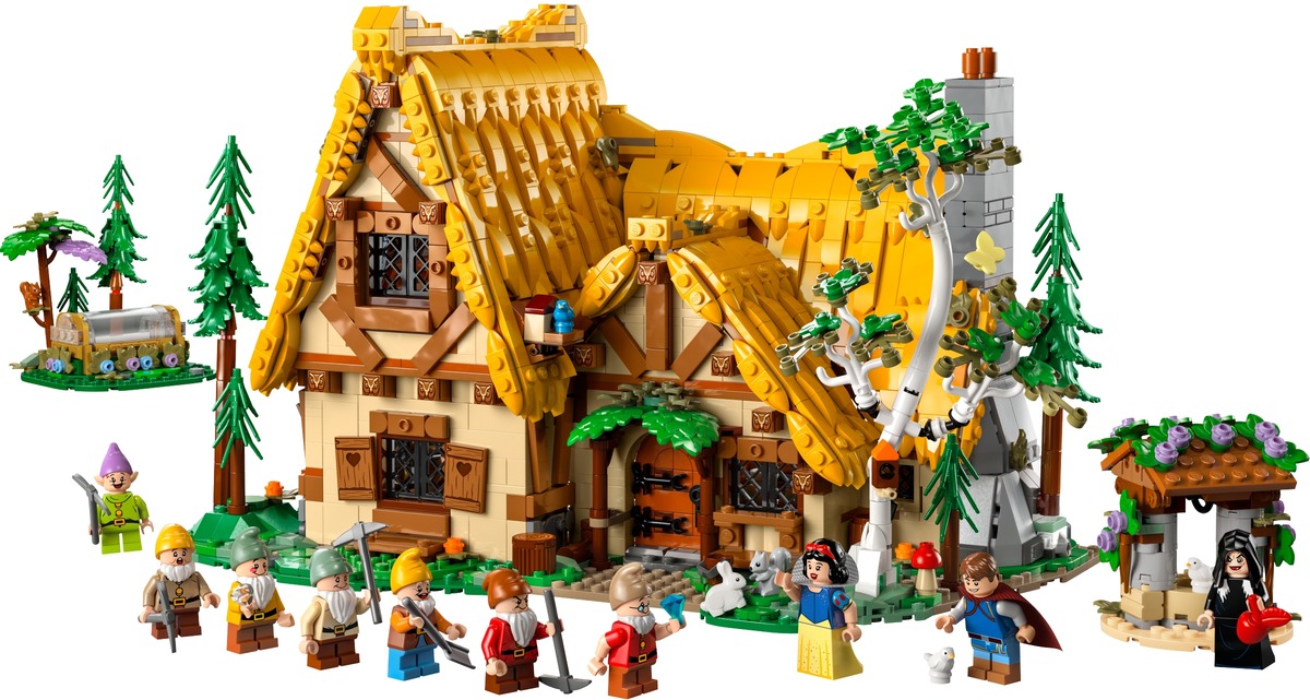 Домик Белоснежки и семи гномов Disney Конструктор совместим с LEGO 43242