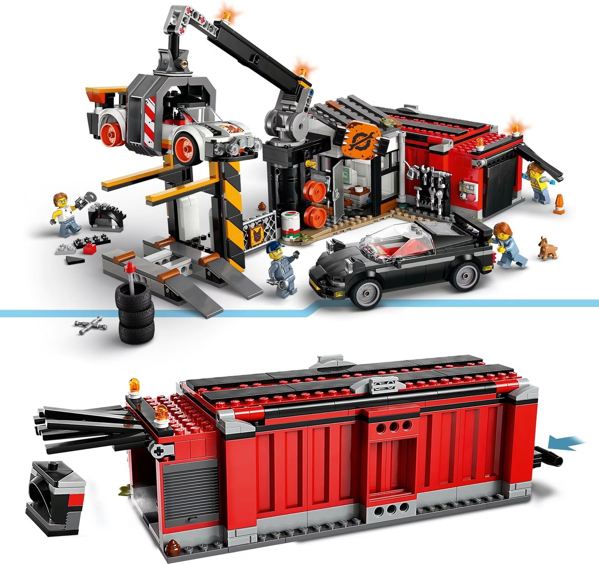 Автомобильная свалка City Конструктор совместим с LEGO 60472