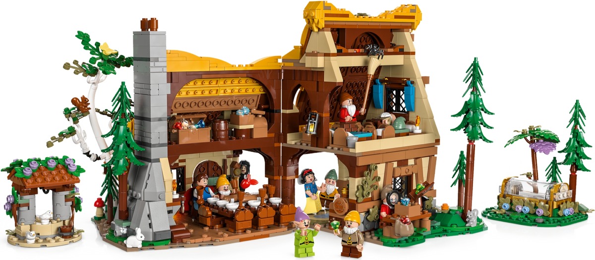 Домик Белоснежки и семи гномов Disney Конструктор совместим с LEGO 43242