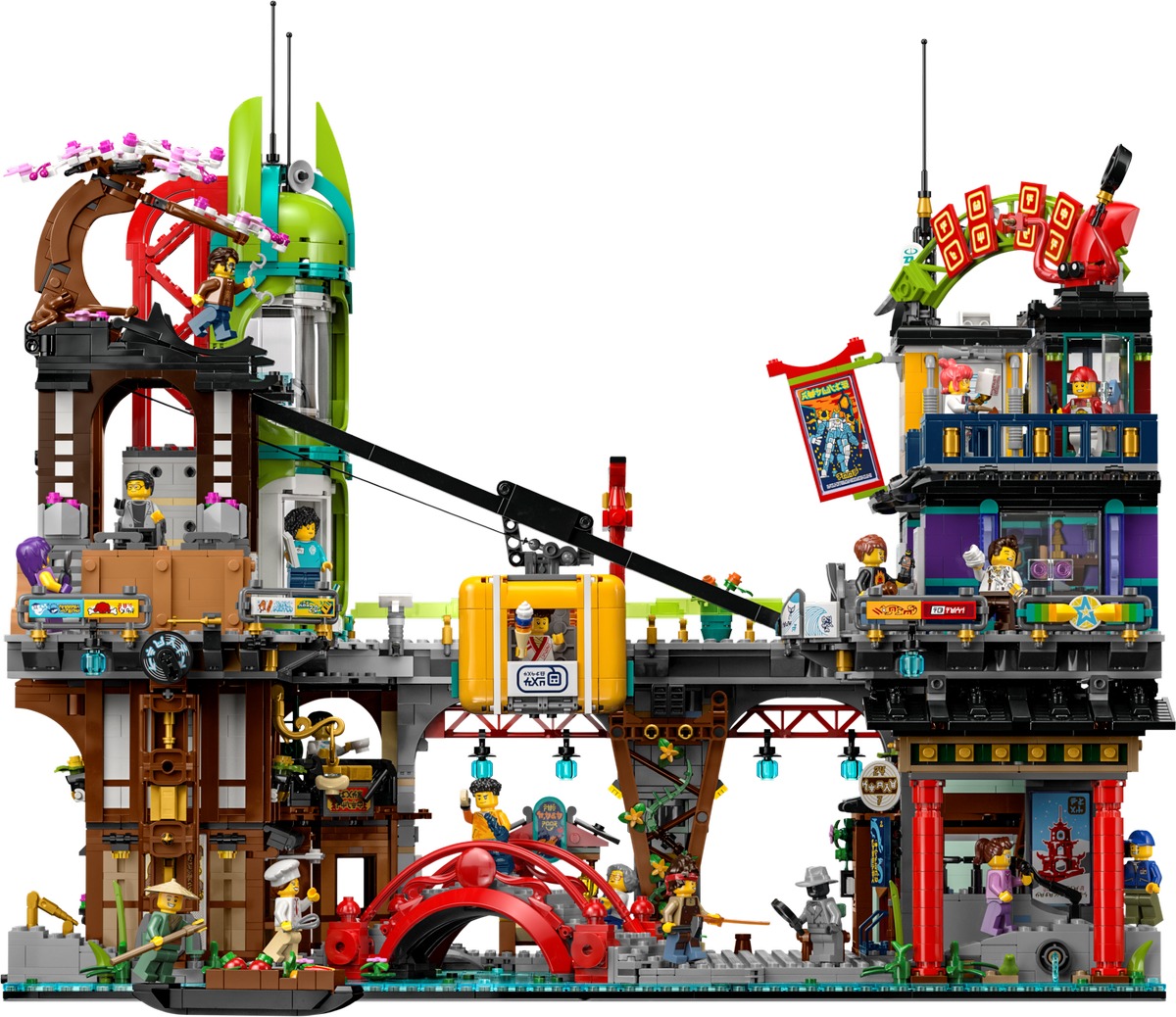 Городская ярмарка Ninjago Конструктор совместим с LEGO 71799
