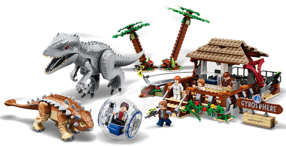 Индоминус- рекс против анкилозавра Jurassic World Конструктор совместим с LEGO 75941