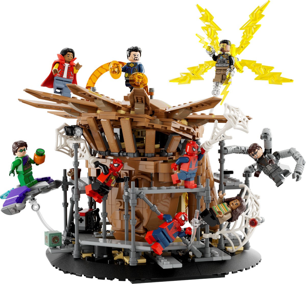 Marvel Финальная битва Человека-паука Конструктор совместим с LEGO 76261