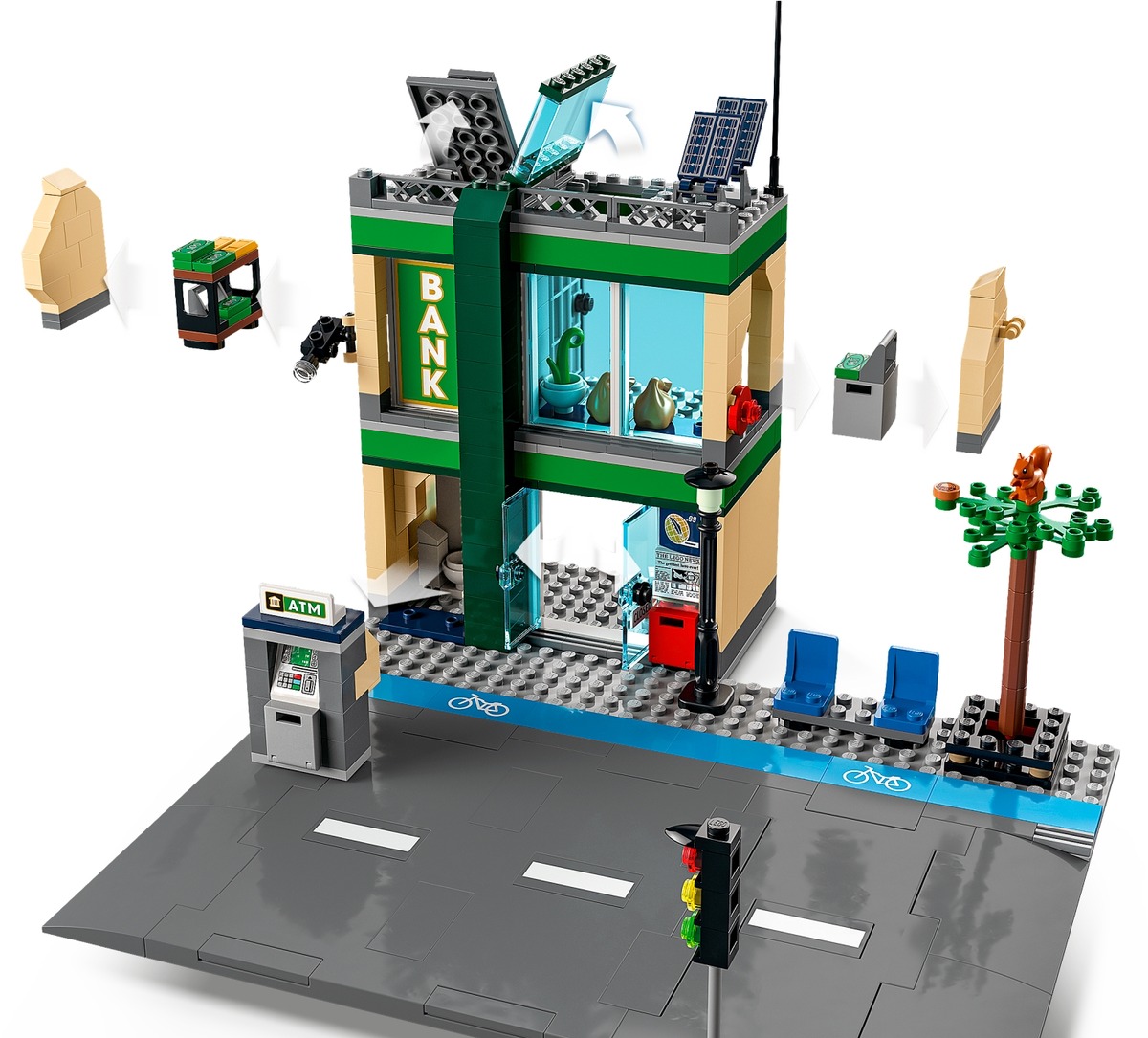 Конструктор City Полицейская погоня в банке совместим с LEGO 60317