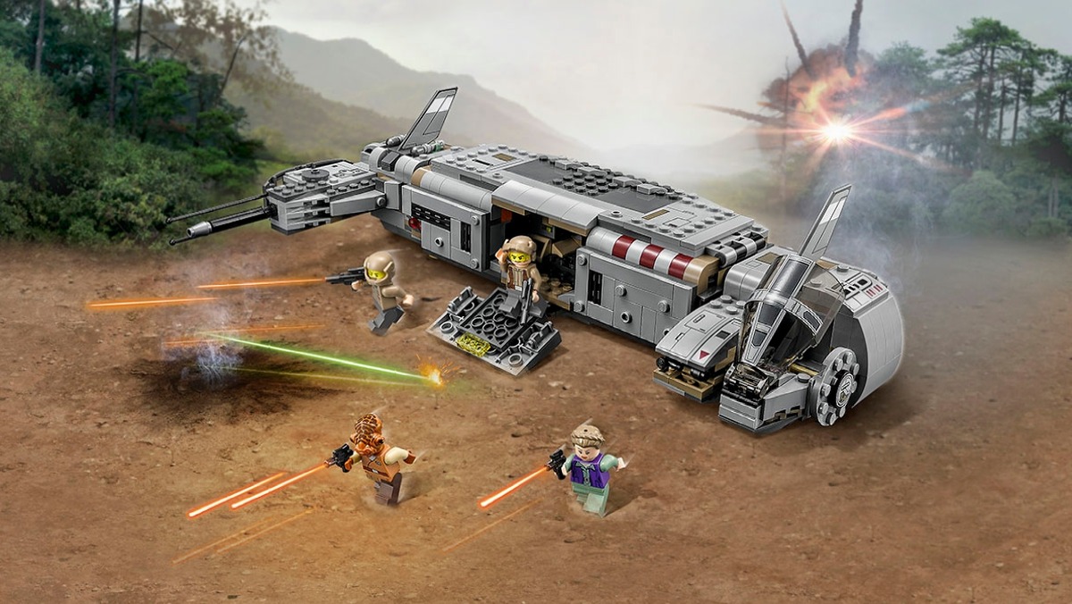 Конструктор Star Wars Военный транспорт Сопротивления совместим с LEGO 75140