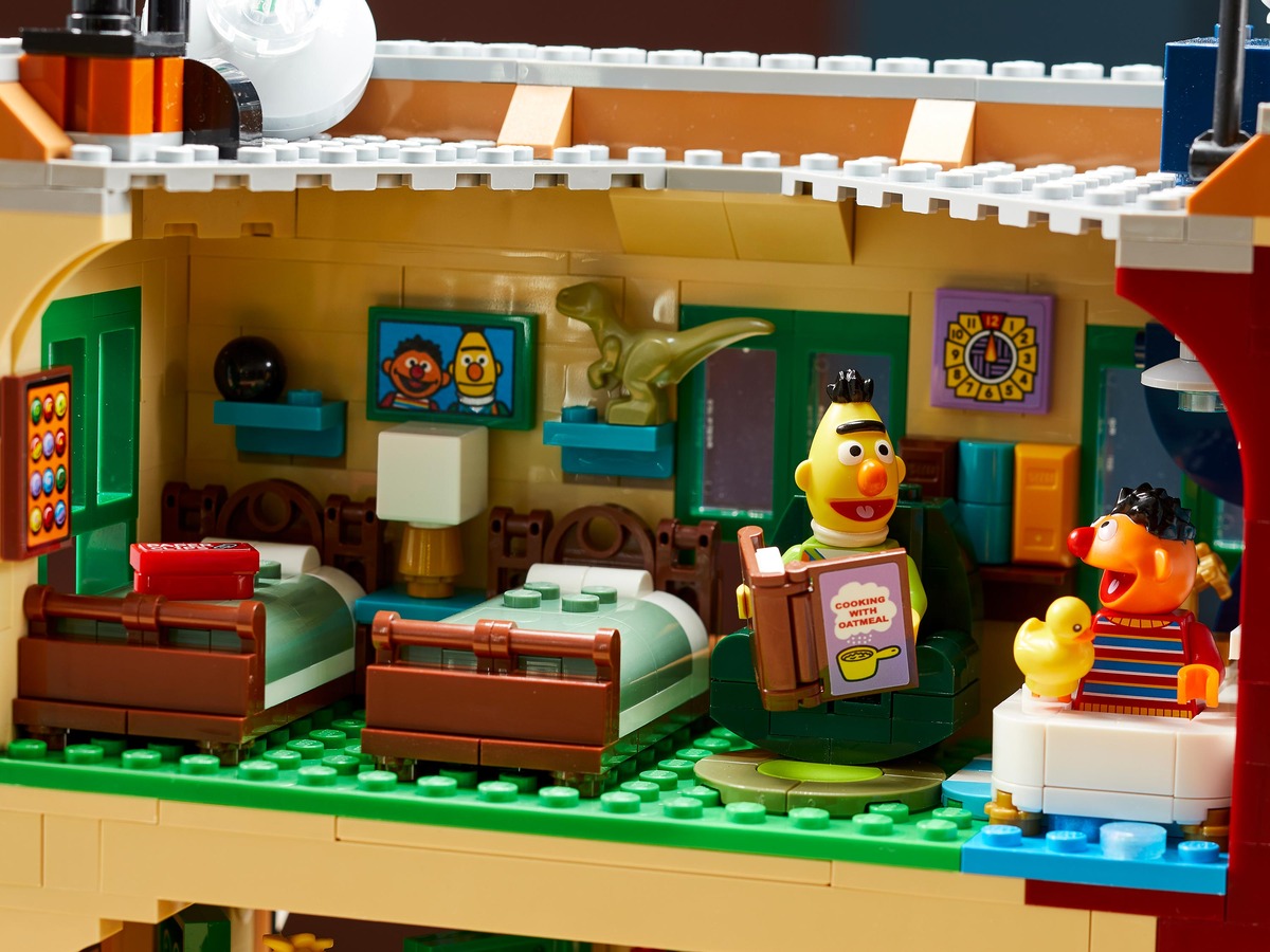 Конструктор Улица Сезам, 123 совместим с LEGO 21324