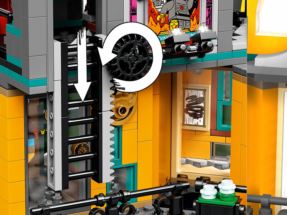Конструктор Ninjago Сады Ниндзяго-Сити совместим с LEGO 71741