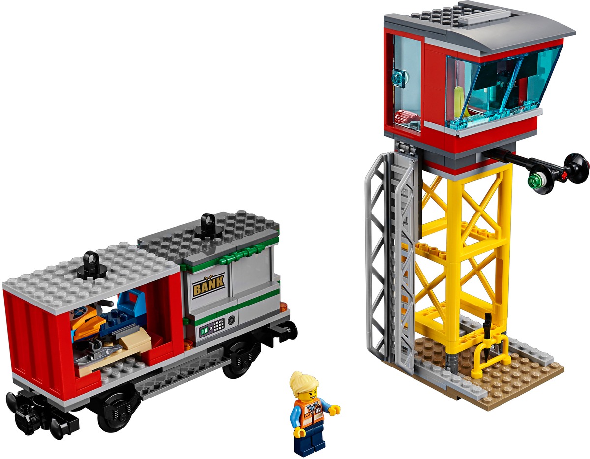 Товарный поезд City Конструктор совместим с LEGO 60198