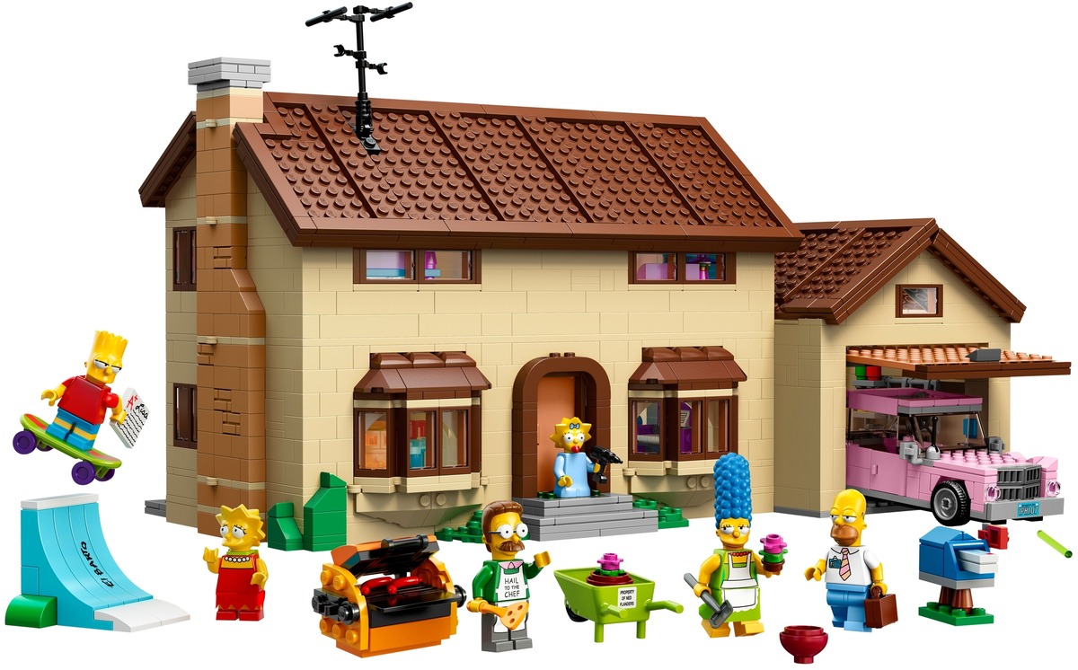 Дом Симпсонов Конструктор совместим с LEGO 71006