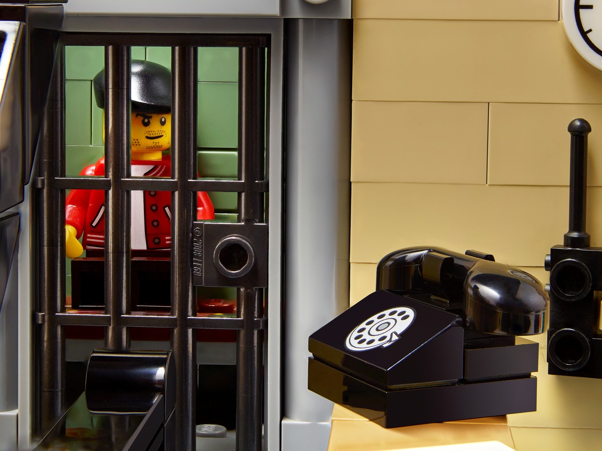 Полицейский участок Конструктор совместим с LEGO 10278