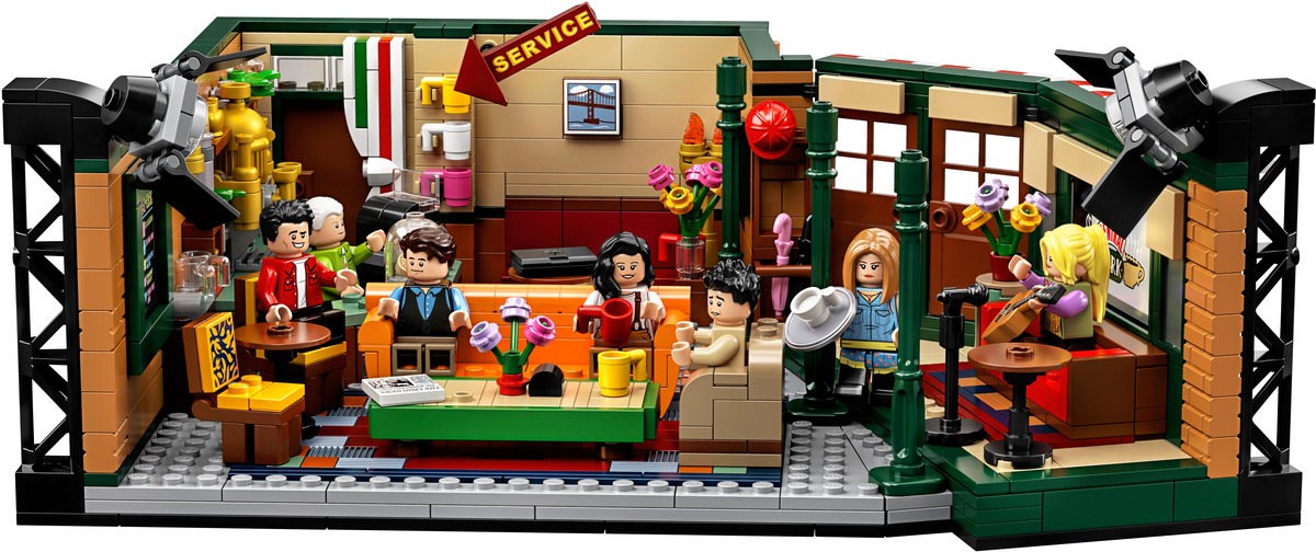 Центральный парк Кафе Друзей Конструктор совместим с LEGO 21319