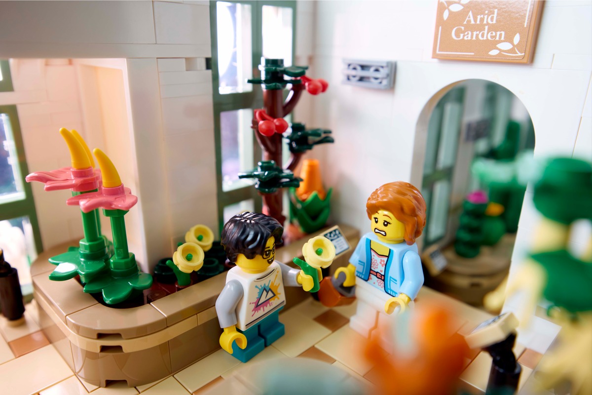 Ботанический сад Конструктор совместим с LEGO 21353