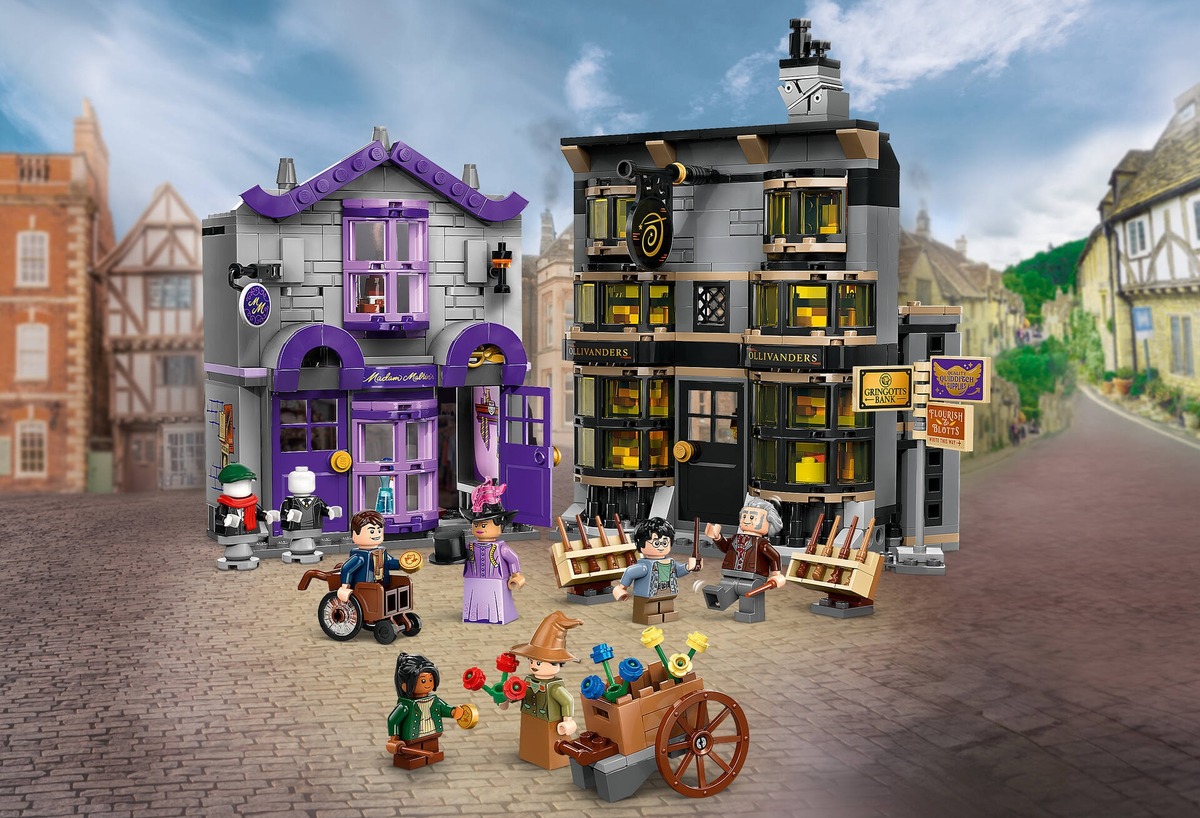 Олливандерс и мантии мадам Малкин Harry Potter Конструктор совместим с LEGO 76439